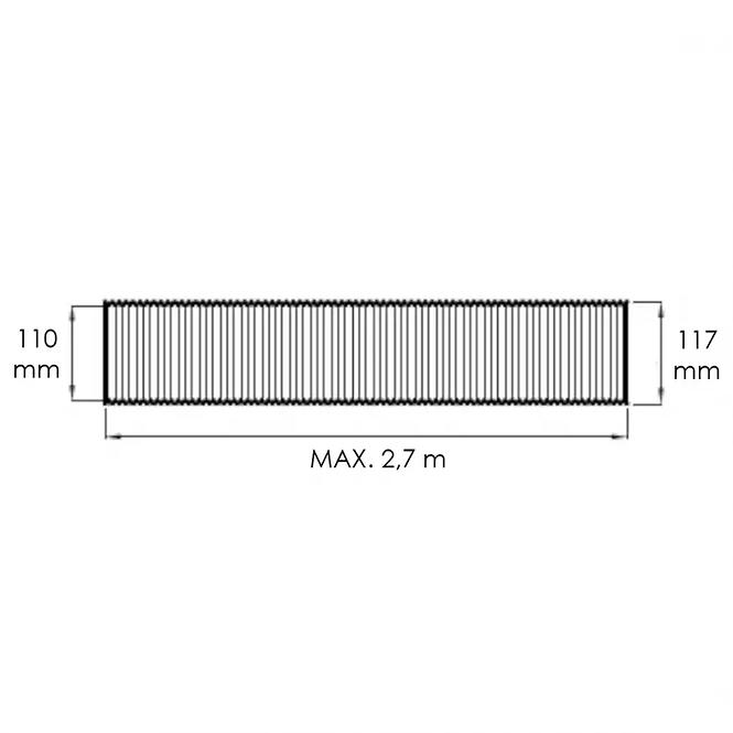 Flexibilná hliniková rúra Flex /110