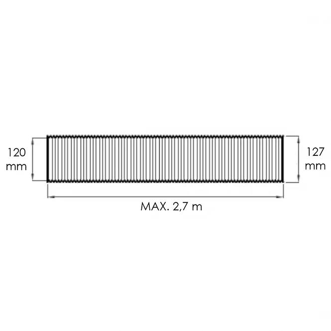 Flexibilná hliniková rúra Flex /120