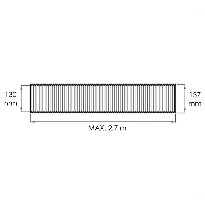 Flexibilná hliniková rúra Flex /130