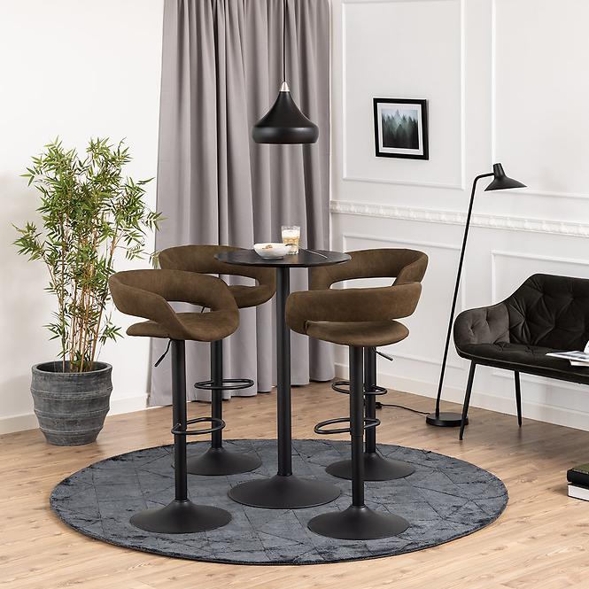 Barová stolička light brown 2 ks