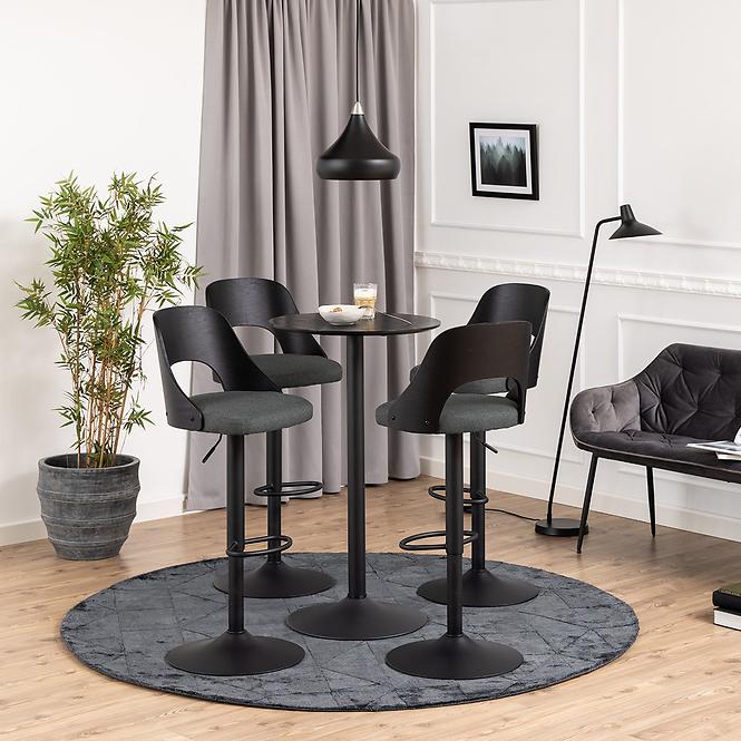 Barová stolička dark grey 2 ks