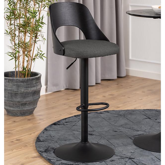Barová stolička dark grey 2 ks