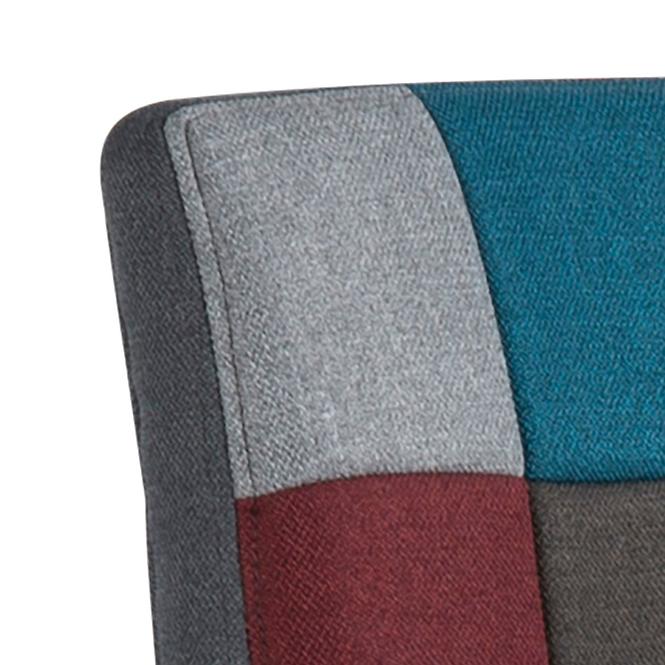 Barová stolička patchwork 2 ks