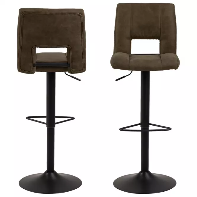 Barová stolička olive green 2 ks