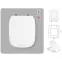 WC doska Soft Close Debflow Deba,12