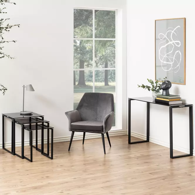 Konferenčný stolík smoked glass 83625,6