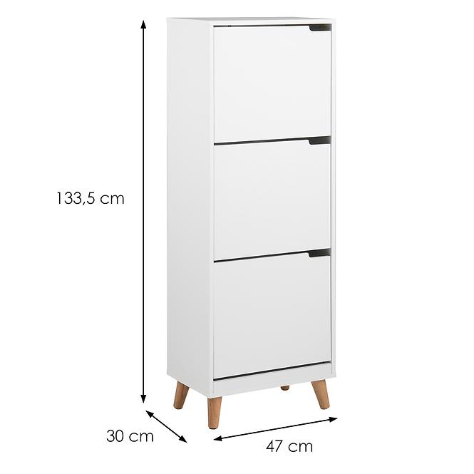 Skrinka na topánky white,10
