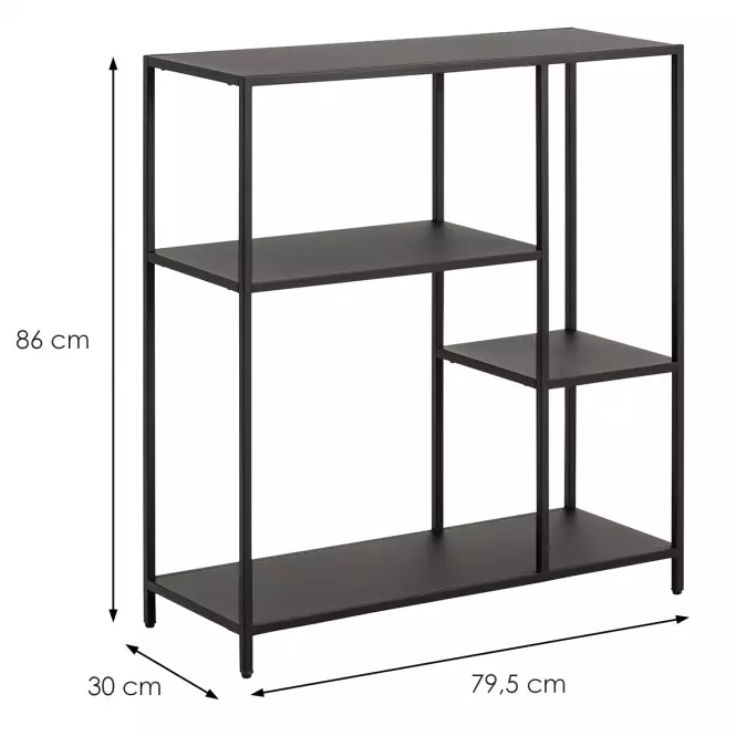 Regál matt black
