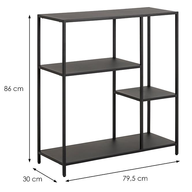 Regál matt black