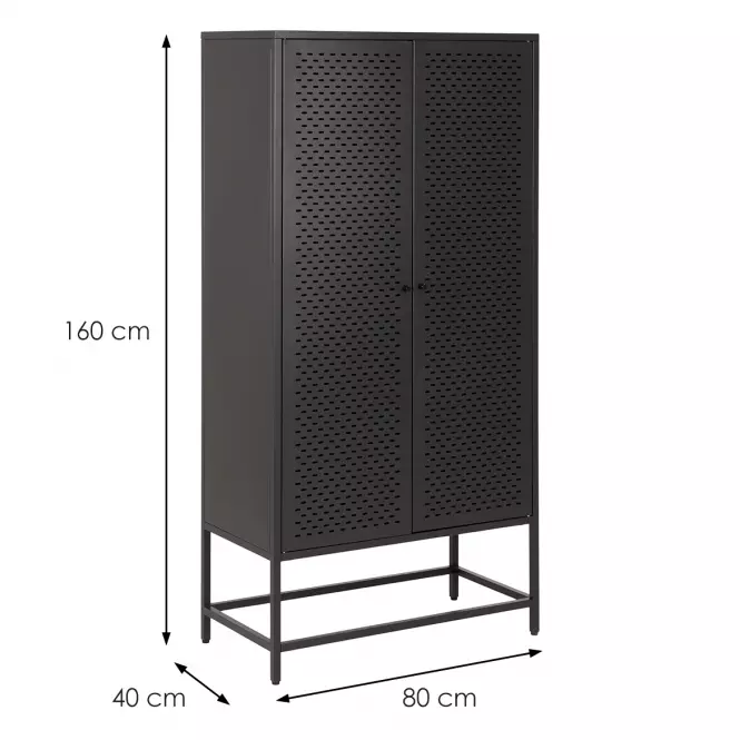 Regál matt black