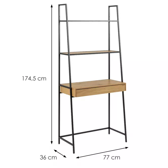 Regál matt wild oak