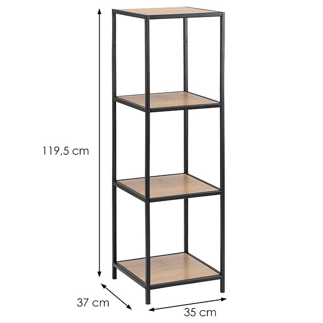 Regál matt wild oak