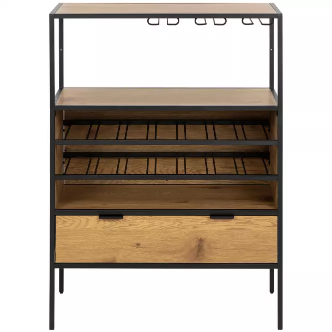 Regál matt black