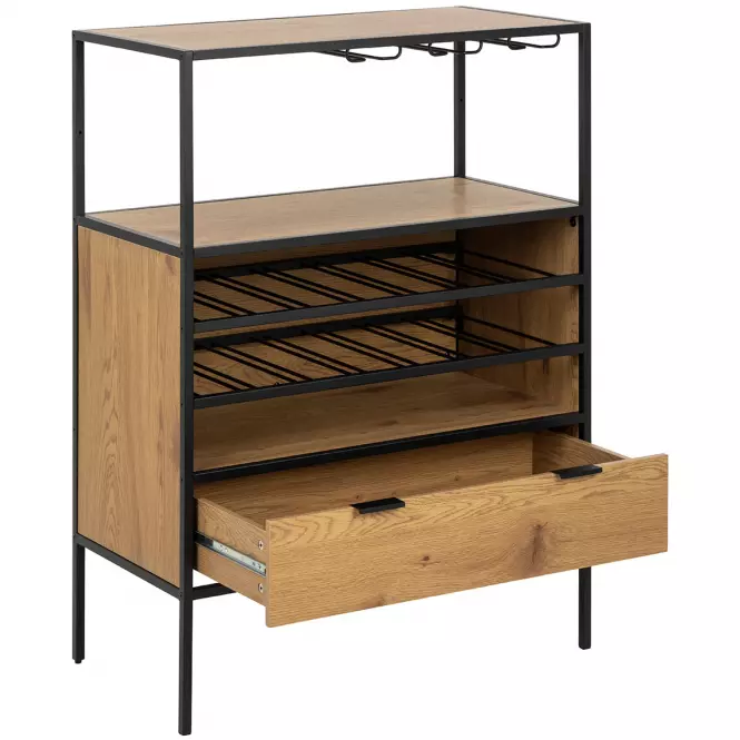 Regál matt black