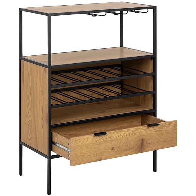 Regál matt black