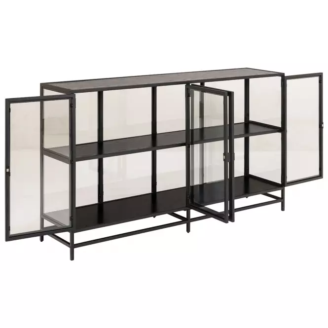 Regál matt black