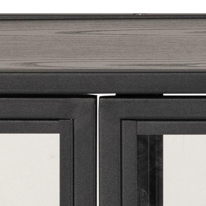 Regál matt black