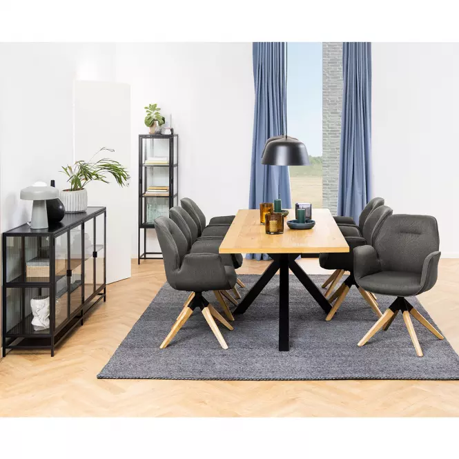 Regál matt black