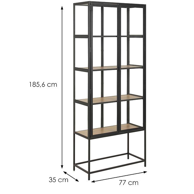 Regál matt black