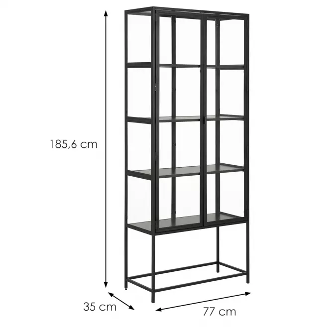 Regál matt black