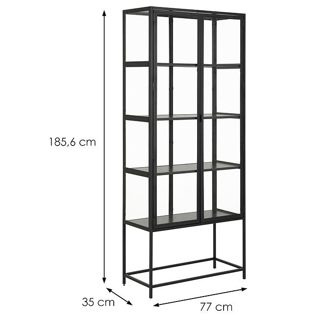 Regál matt black