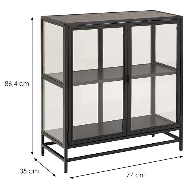 Regál matt black