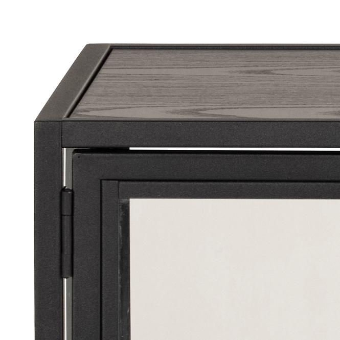 Regál matt black