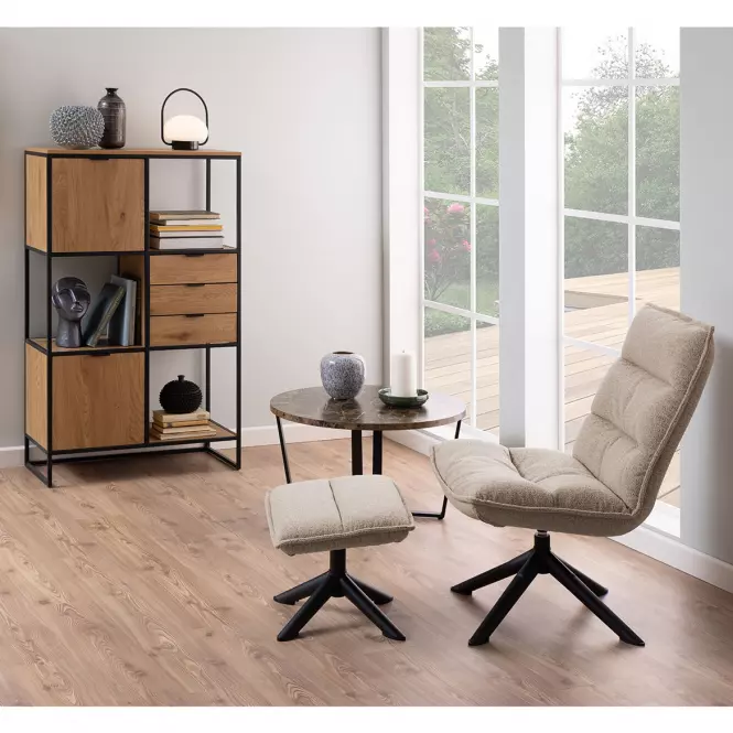 Regál matt wild oak