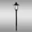 Solárna lampa BARD AO-BA101SL čierna