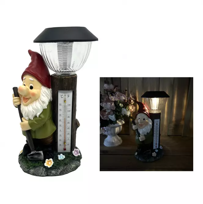 Solárna lampa trpaslík GIMLI AO-GI105SL,2