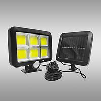 Solárne LED svietidlo XENON AO-XE100SL čierne