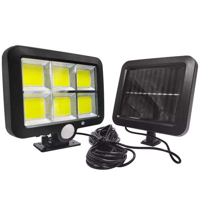 Solárne LED svietidlo XENON AO-XE100SL čierne
