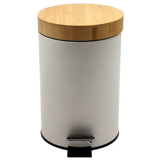 Odpadkový kôš s bambusovým vekom 20 l FTC001C-20L,2