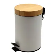 Odpadkový kôš s bambusovým vekom 3 l FTC001C-3L