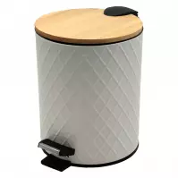 Kôš na smeti s bambusovým vrchnákom 5 l FTC001D-5L