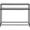 Konzola ST 58 Matt Black ,2