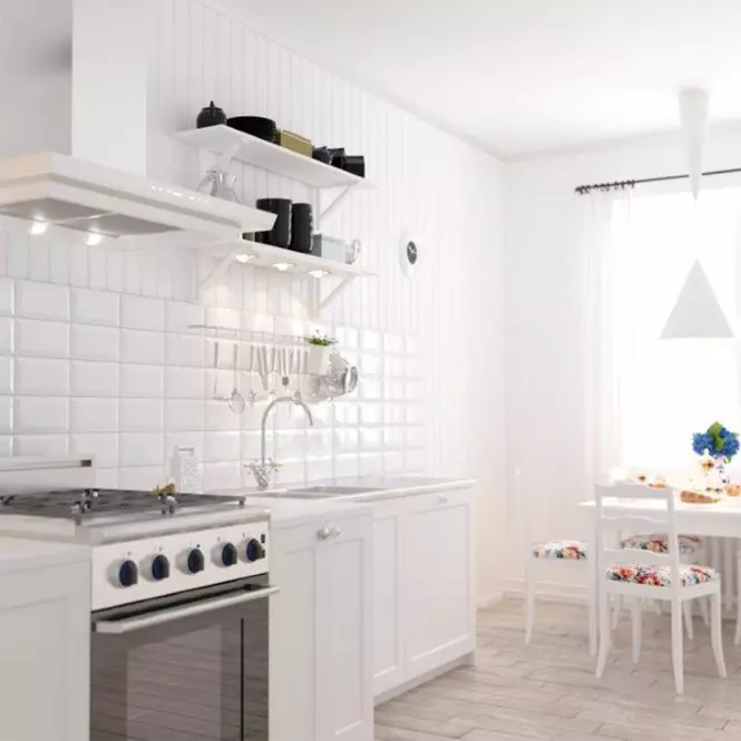 Obklad Metrotiles white glossy 10/20