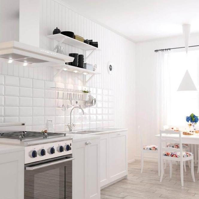 Obklad Metrotiles white glossy 10/20