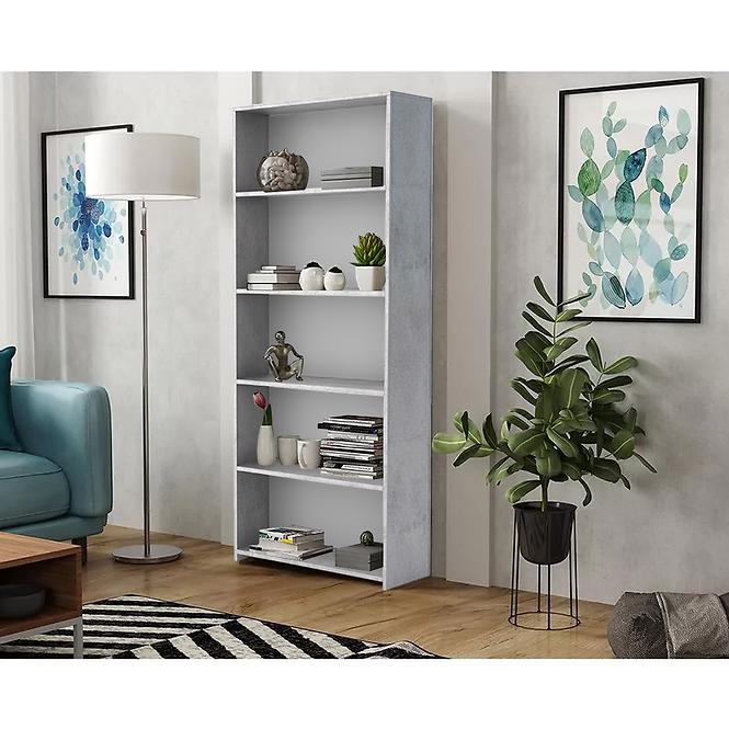 Regál ZOE 80 betón,3