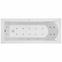 Vaňa s hydromasážou Brava 160x75 10DW + 10DP elektronické ovládanie