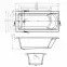 Vaňa s hydromasážou Brava 160x75 10DW + 10DP elektronické ovládanie,2