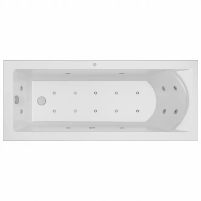 Vaňa s hydromasážou Brava 170x75 10DW + 10DP elektronické ovládanie