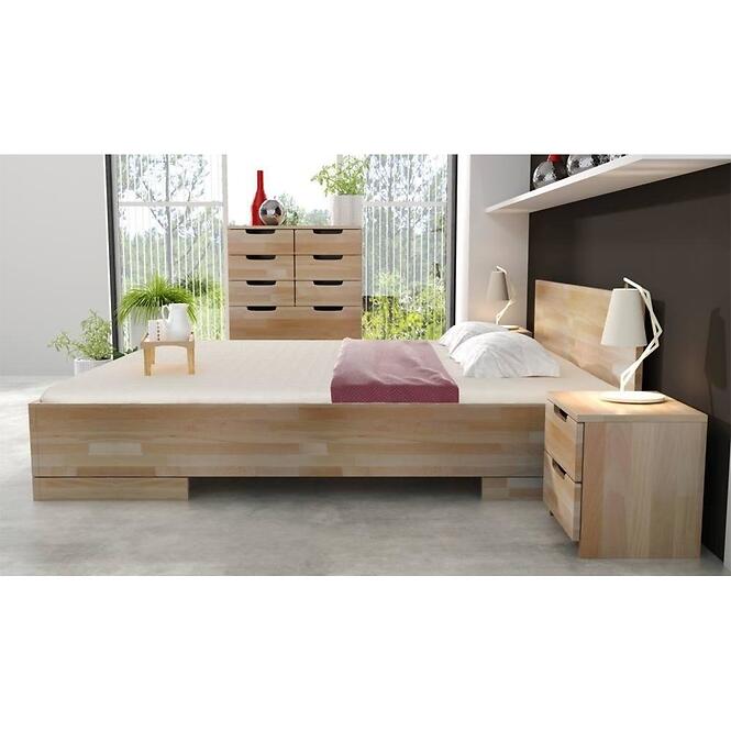Posteľ buková Skandica Spectrum Maxi 160x200 prírodná