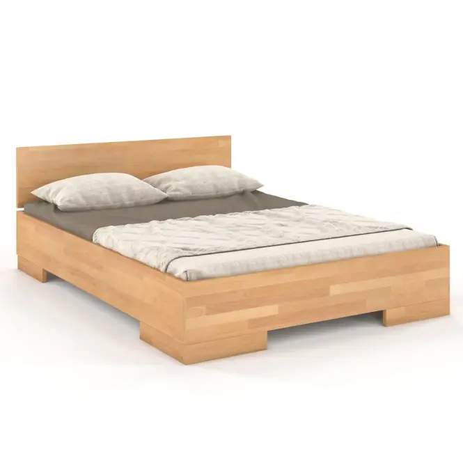 Posteľ buková Skandica Spectrum Maxi 160x200 prírodná