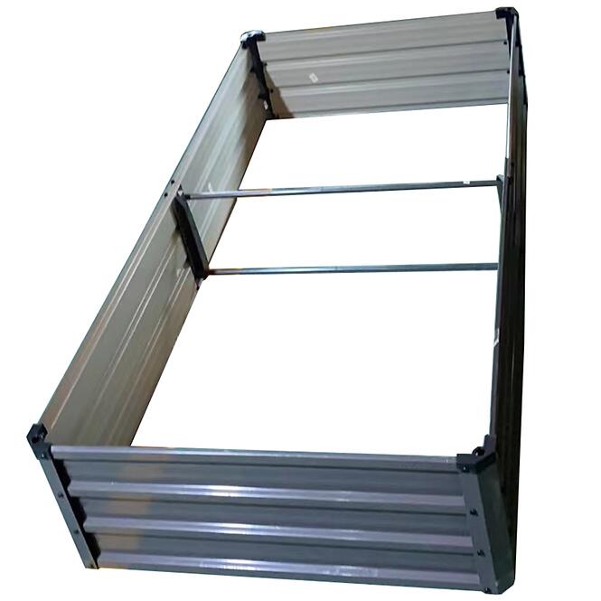 Kovový vyvýšený záhon 180x90x35 cm TC-204,3