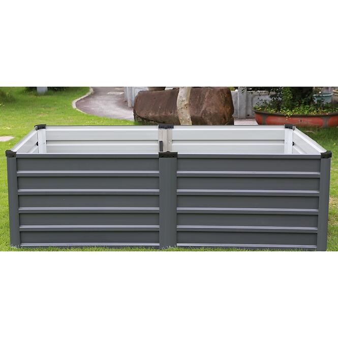 Kovový vyvýšený záhon 180X90X56 TC-203