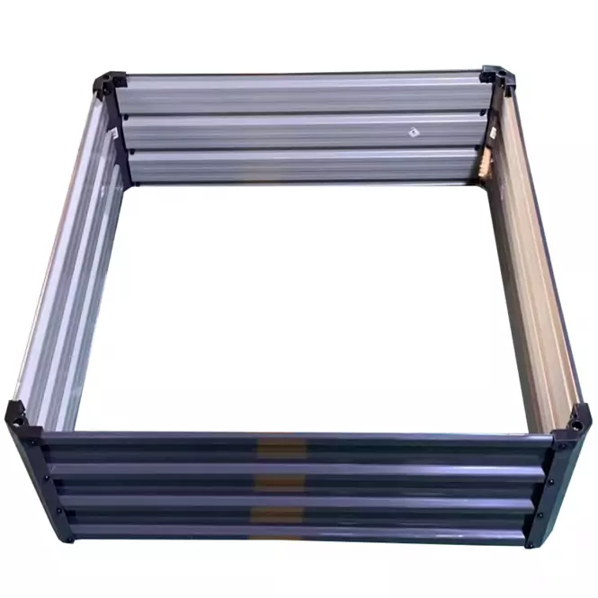 Kovový vyvýšený záhon 90x90x35 TC-208