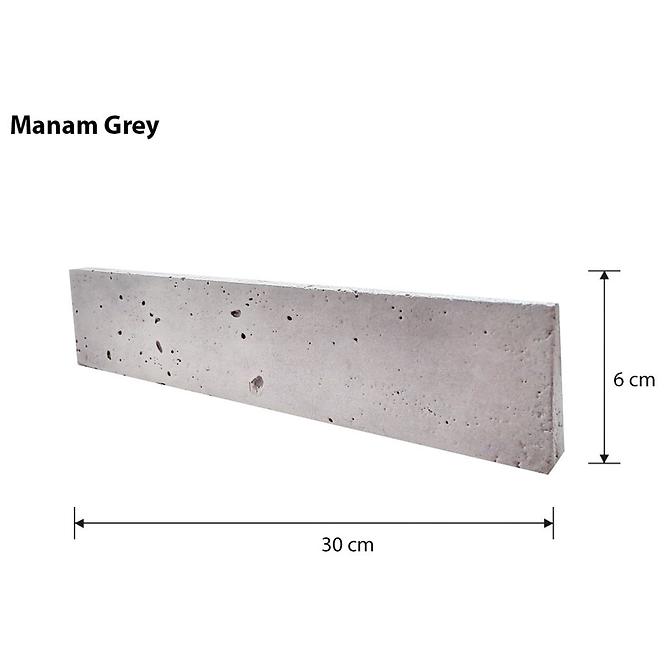 Betónový obkladový kameň Manam Grey