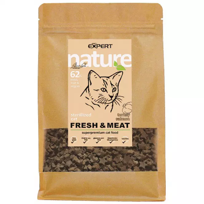 Krmivo pre mačky morka adult sterl 600g nature 576.11