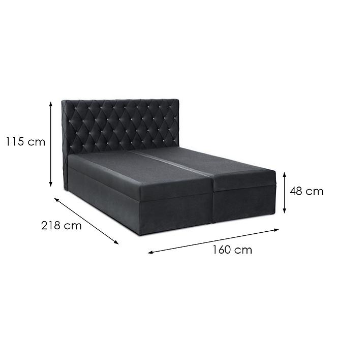 Kontinentálna posteľ Box 6 160x200 Kronos 34
